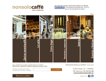 Tablet Screenshot of nonsolocaffe.es
